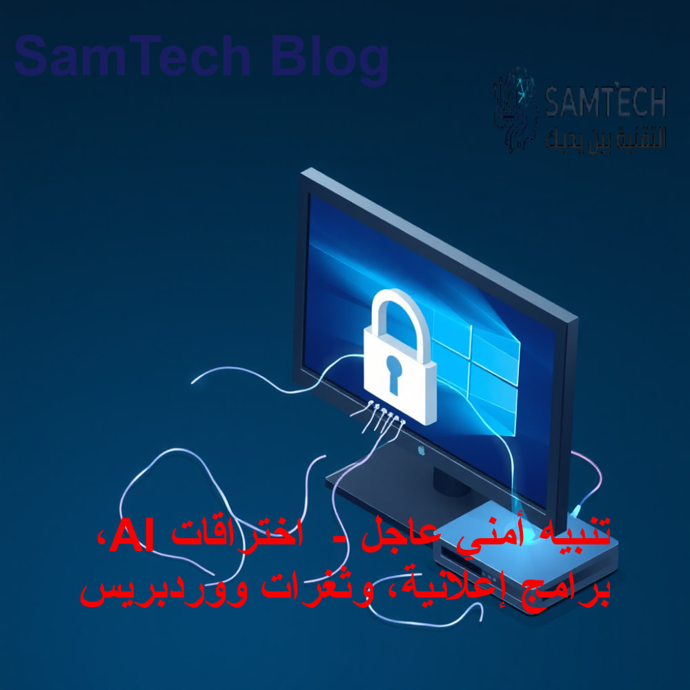 مفهوم تقني توضيحي لثغرات أمنية في نظام إدارة المحتوى
