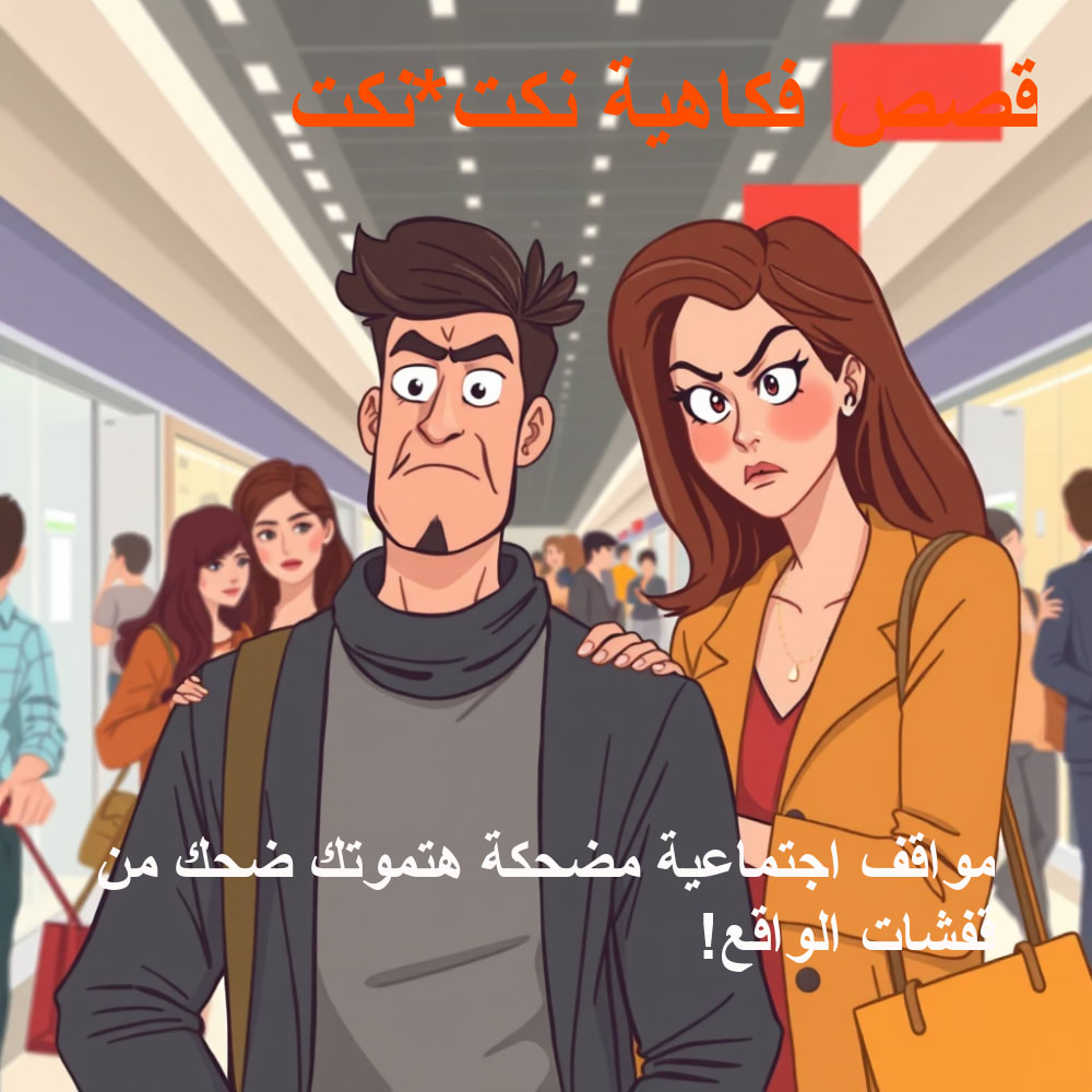 صورة تعبيرية طريفة عن العلاقات الزوجية والكوميديا الاجتماعية