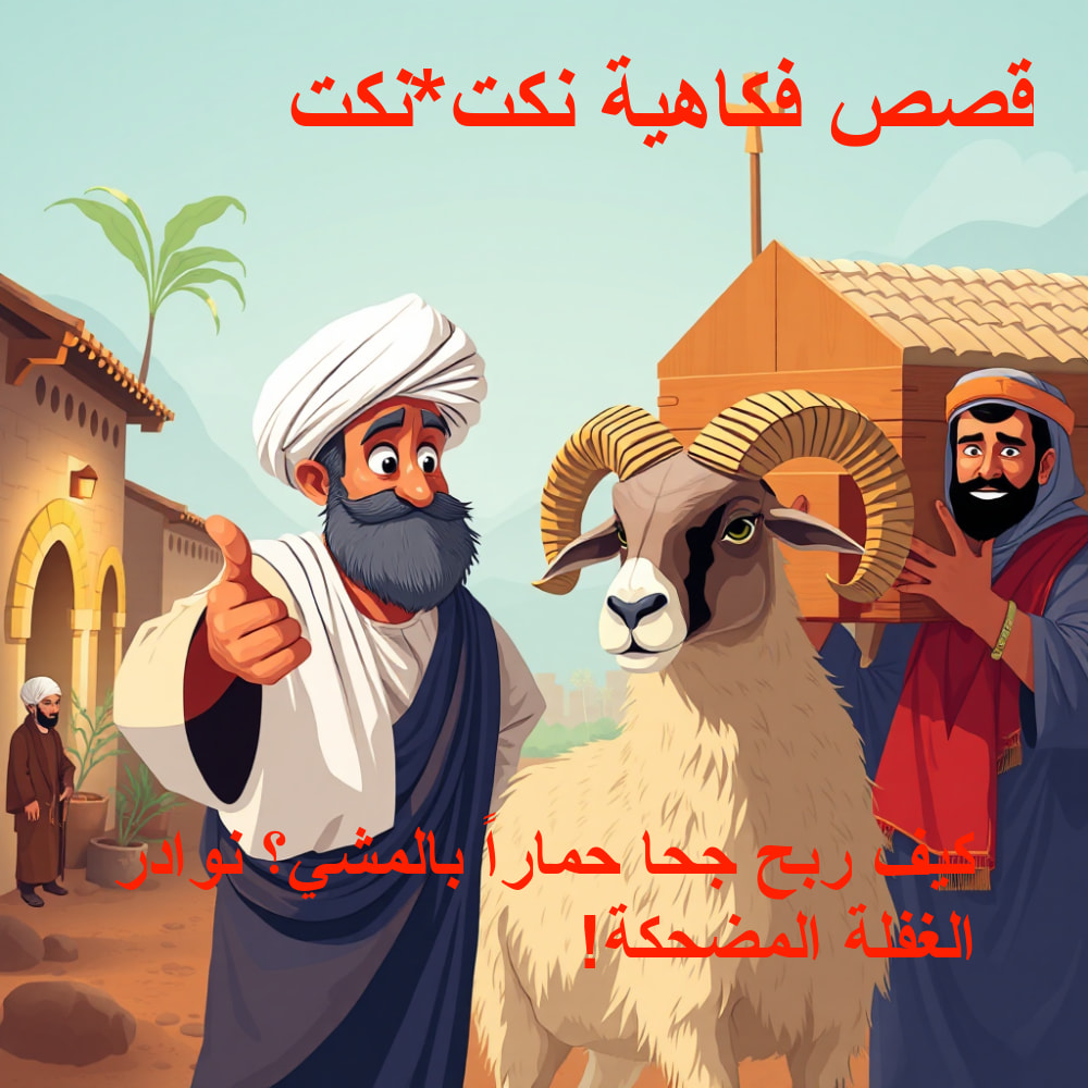 نوادر الغفلة الطريفة: قصتان لجحا تكشفان أسرار المنطق الضاحك!