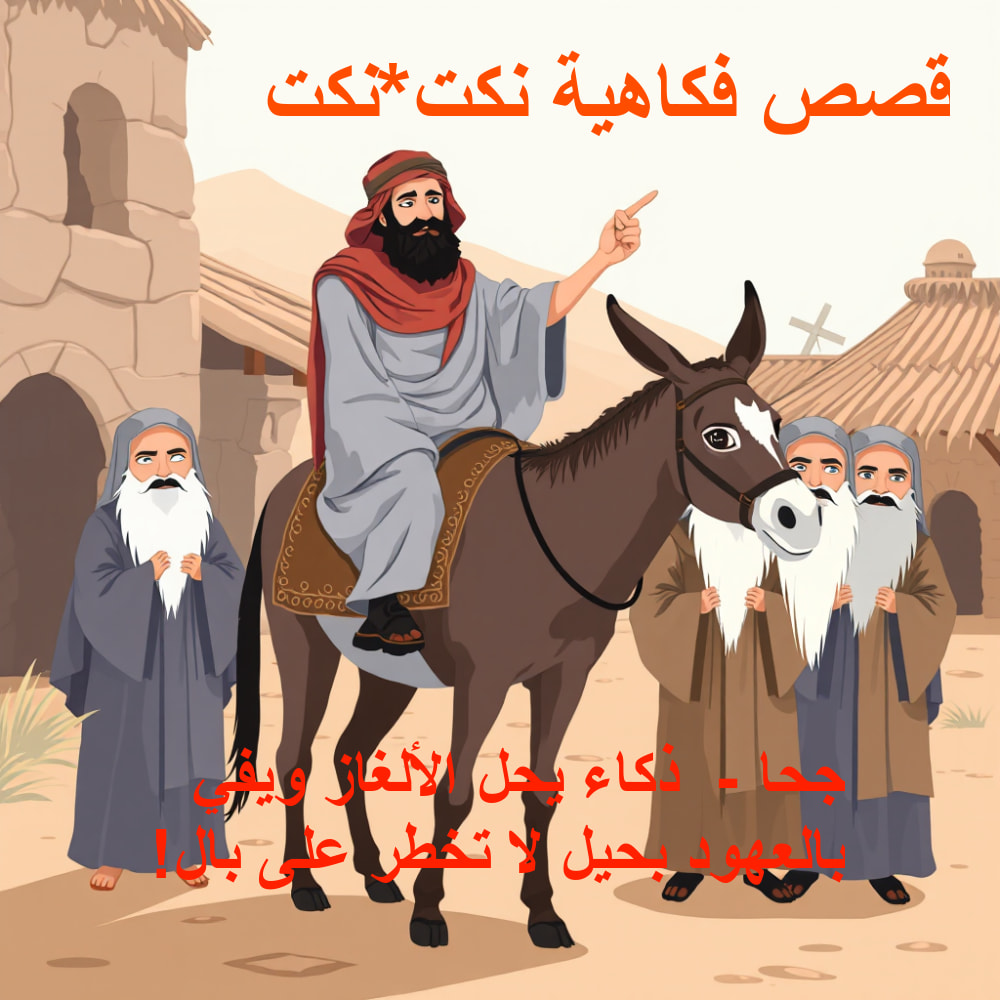 عبقرية جحا في حل المعضلات: حيلة الحمار والقسم، وذكاء إفحام الرهبان!